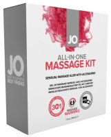 JO ALL IN ONE MASSAGE GLIDE KIT WARMING SILICONE BASED 1 OZ(OUT EAR JUL)