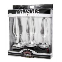 Prisms Dosha 3pc Glass Plug Kit
