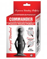 Commander Beginners Vibrating Butt Plug - Black