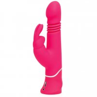 HAPPY RABBIT THRUSTING RECHARGEABLE RABBIT PINK