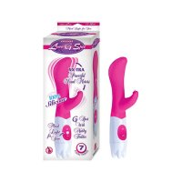 Mini Love G Spot By Nasstoys 6.875in. Clit & G Spot Stimulating Silicone Multispeed Waterproof Vibe (Pink)