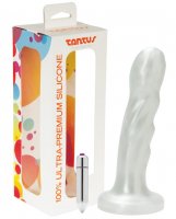 Tantus Goddess Silicone Vibrating Dildo - White pearl