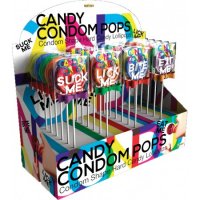 (WD) CANDY CONDOM POPS DISPLAY