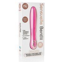 SENSUELLE BENTLII 15 FUNC DOUBLE MOTOR VIBE - MAGENTA