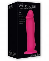 Adam & Eve Wild Ride w/Power Boost, Harness Compatible Vibrator - Pink