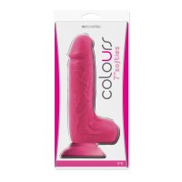 COLOURS SOFTIES 7IN DILDO PINK