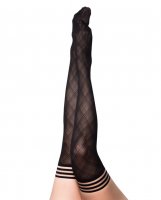 Kix'ies Tiffany Diamond Thigh High Black A