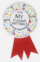 X RATED BIRTHDAY RIBBON