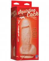 Squirting Realistic Cock w/Splooge Juice - Flesh