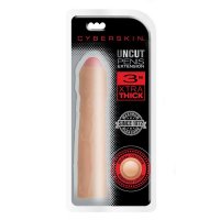 (WD) CYBERSKIN 3 XTRA THICK U PENIS EXTENSION LIGHT '