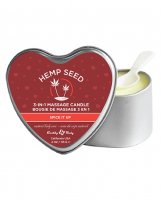 CANDLE 3 IN 1 HEART SPICE IT UP 4OZ CANDLE