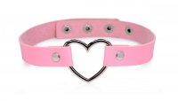 MASTER SERIES DARK HEART CHROME HEART PINK CHOKER (out mid April)