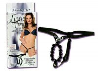 LOVERS THONG W/STROKER BEADS