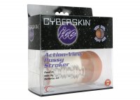 (D)CYBERSKIN ICE ACTION VIEW PUSSY STROKER