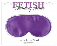 FETISH FANTASY LOVE MASK-PURPLE SATIN