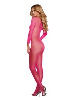 BODY STOCKING NEON PINK O/S