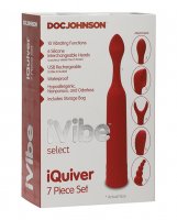 IVIBE SELECT IQUIVER 7 PC SET RED VELVET