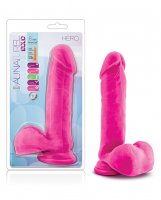 Blush Au Natural Bold Hero 8' Dildo - Pink