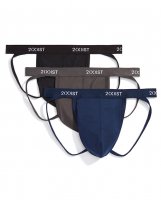 2XIST 3 pk Micro Speed Dri Jock Strap Black, Charcoal & Navy LG