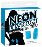 NEON LUV TOUCH REMOTE CONTROL BULLET BLUE