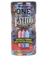 One Tattoo Touch Condoms - Pack of 12