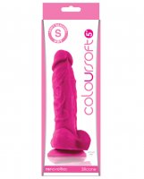 ColourSoft 5' Silicone Soft Dildo - Pink