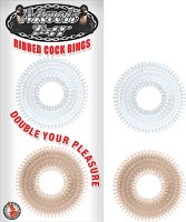 MACK TUFF RIBBED COCK RINGS