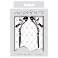 S&M Silver Spears Nipple Clips