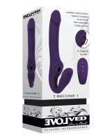 Evolved 2 Become 1 Strapless Strap On - Purple