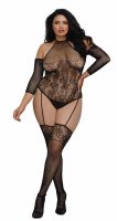 TEDDY BODY STOCKING DMD O/S QUEEN