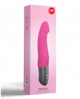 Fun Factory Mr. Boss 7' Girthy Silicone Dildo - Blackberry