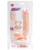 TLC Adam's 8' PleasureSkin Cock - Light