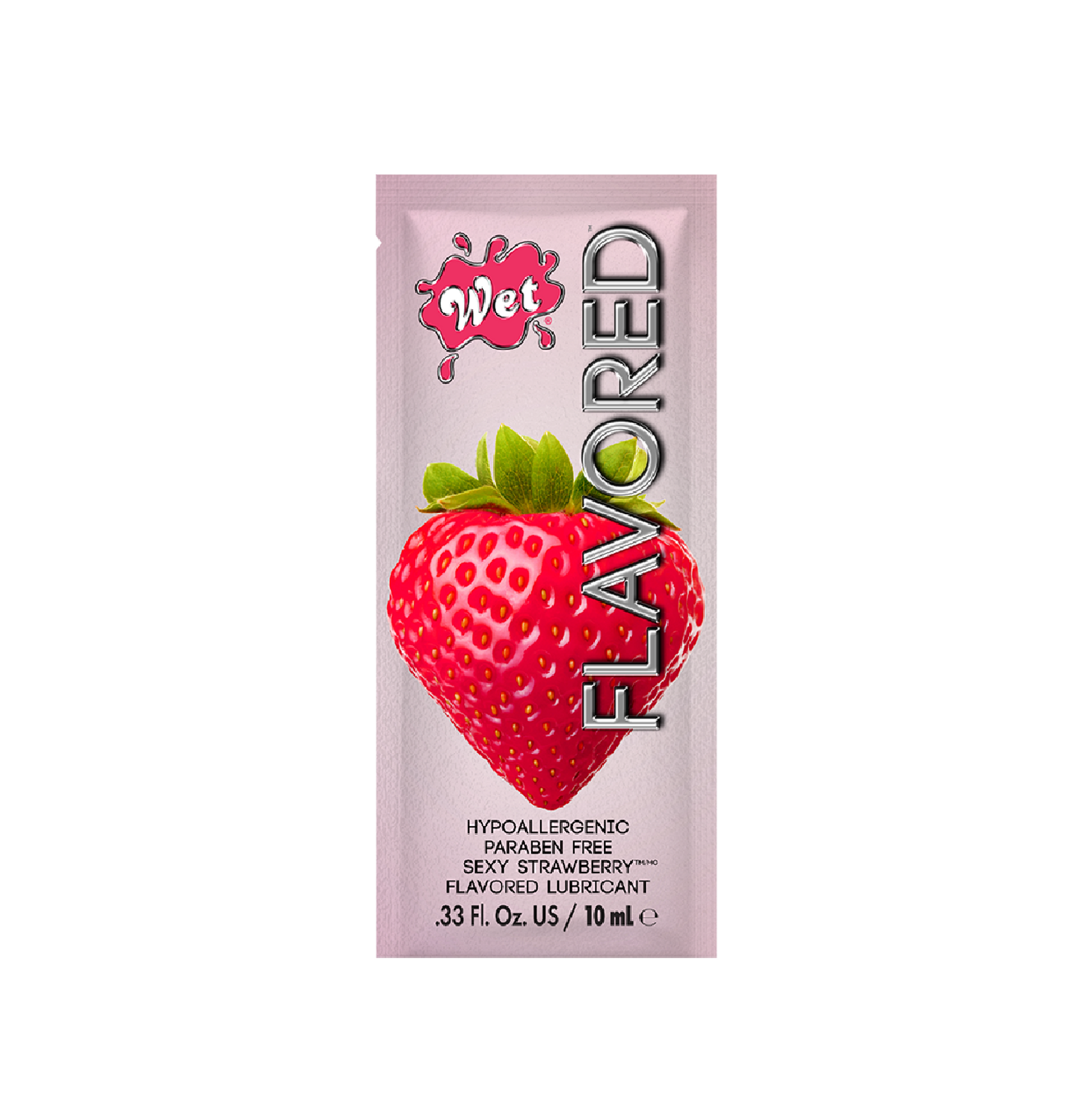 WET® Flavoredâ„¢ Sexy Strawberry .33 Fl. oz./10mL