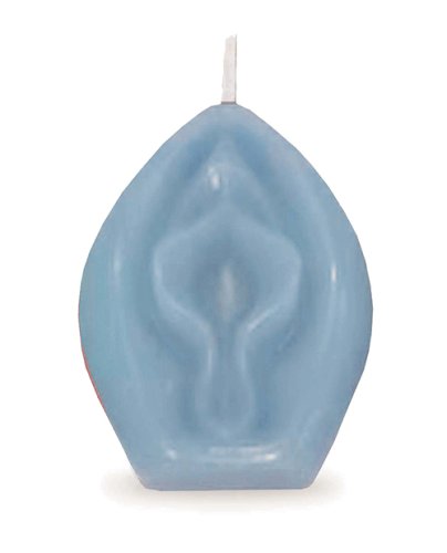 Eden\'s Vagina Candle - Blue - Vanilla