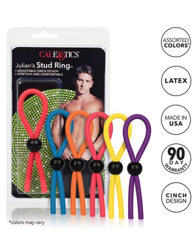 Julian\'s Silicone Stud Ring - Assorted Colors