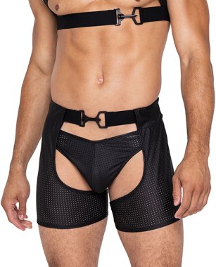 Master Thong w/Contoured Pouch Black SM