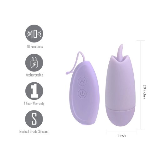 ELLIE Rechargeable Wired Tongue Bullet*
