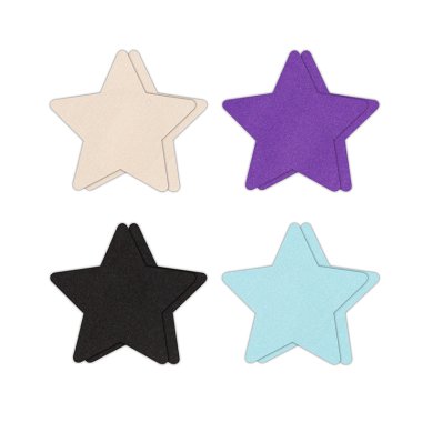 Pretty Pasties Star I Assorted - 4 sets