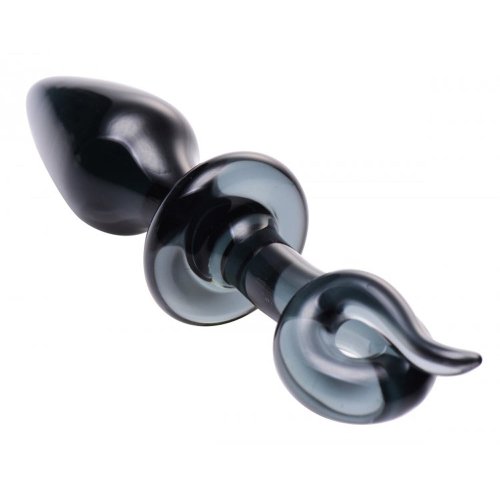 Swine Pig Tail Glass Anal Plug *