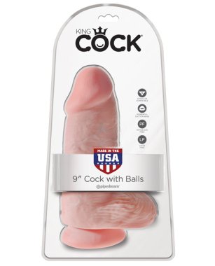 King Cock 9" Chubby - Flesh