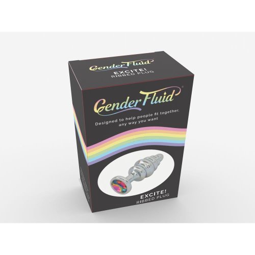 Gender Fluid Excite! Ribbed Plug