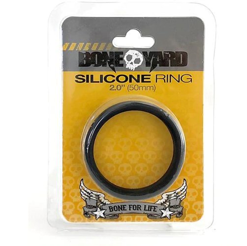 BoneYard Silicone Ring 2\"/50mm - Black