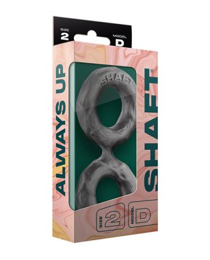 Shaft Double C-Ring - Medium Gray