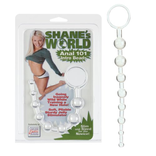 SHANES WORLD ANAL 101 INTRO BEADS CLEAR