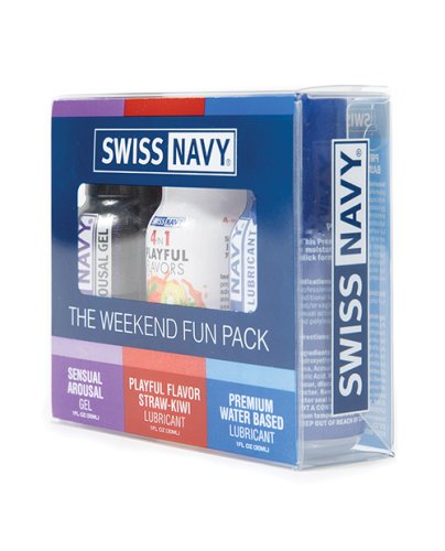 NO ETA Swiss Navy Weekend Fun Pack of 3 - 1 oz