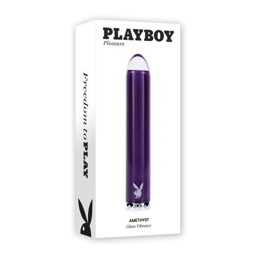 Playboy Amethyst Glass Vibe