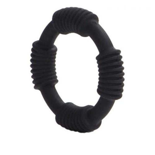 Adonis Silicone Rings - Hercules - Black