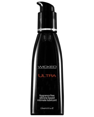 Wicked Sensual Care Ultra Silicone Based Lubricant - 4 oz Fragrance Free