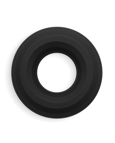 Renegade Fireman Cock Ring - Medium Black
