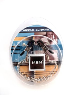 NIPPLE CLAMPS SMALL PLIER CHROME W/CHAIN
